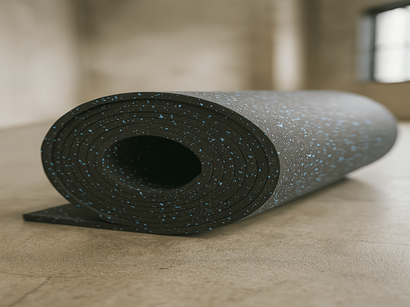 Rubber Underlayment Noise Reduction